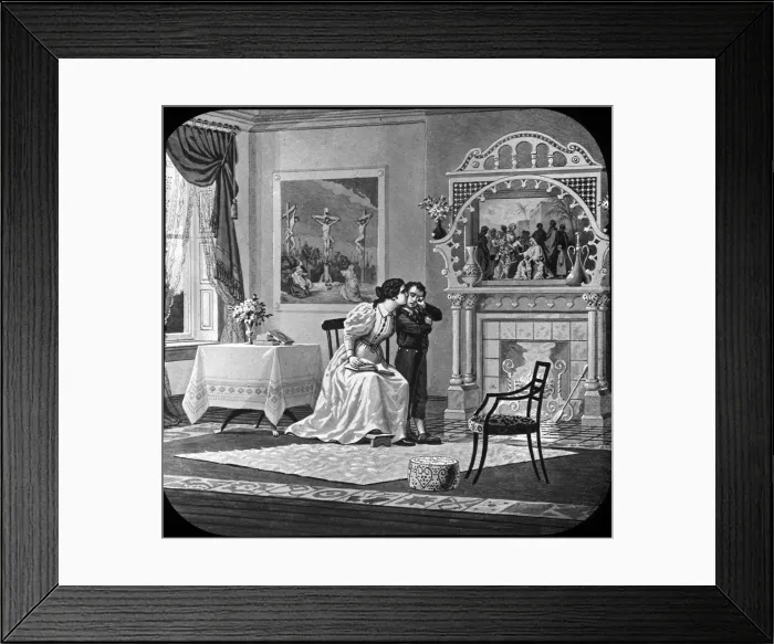 Framed Print : My Mothers Bible -- mother and son Framed Print : My Mothers Bible -- mother and son