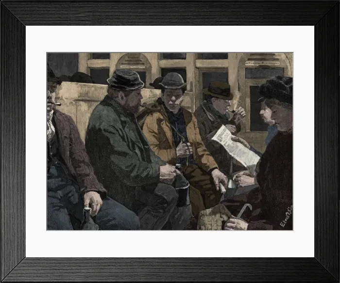 Framed Print : The Workmans Train Framed Print : The Workmans Train
