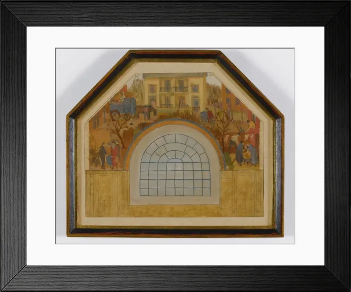 Framed Print : Encampment, by Charles Mahoney, WW1 Framed Print : Encampment, by Charles Mahoney, WW1