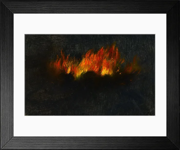 Framed Print : Zeppelin airship shot down, Southfields, WW1 Framed Print : Zeppelin airship shot down, Southfields, WW1