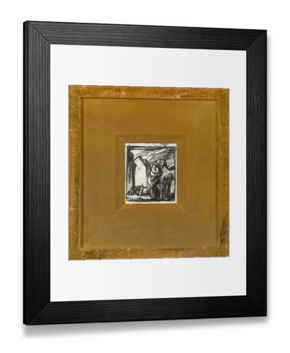 Framed Print : Original design for Horresco, by Frank Brangwyn, WW1 Framed Print : Original design for Horresco, by Frank Brangwyn, WW1