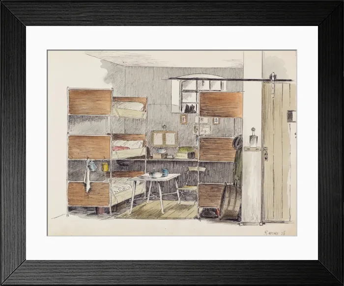 Framed Print : Horse box, by Robert Walker, WW1 Framed Print : Horse box, by Robert Walker, WW1