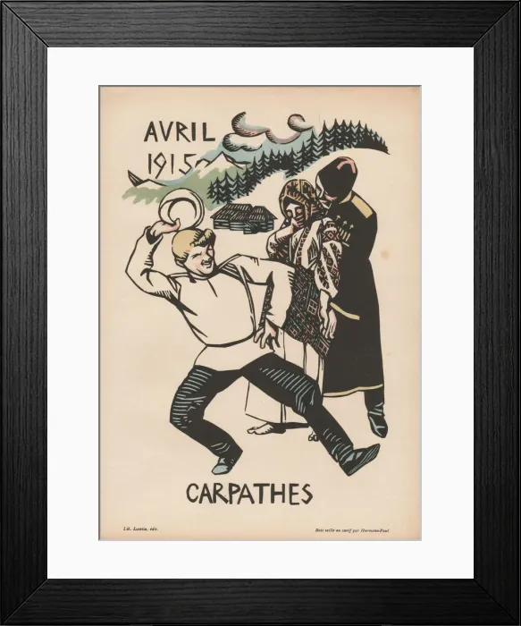 Framed Print : Calendar, April 1915, WW1 Framed Print : Calendar, April 1915, WW1
