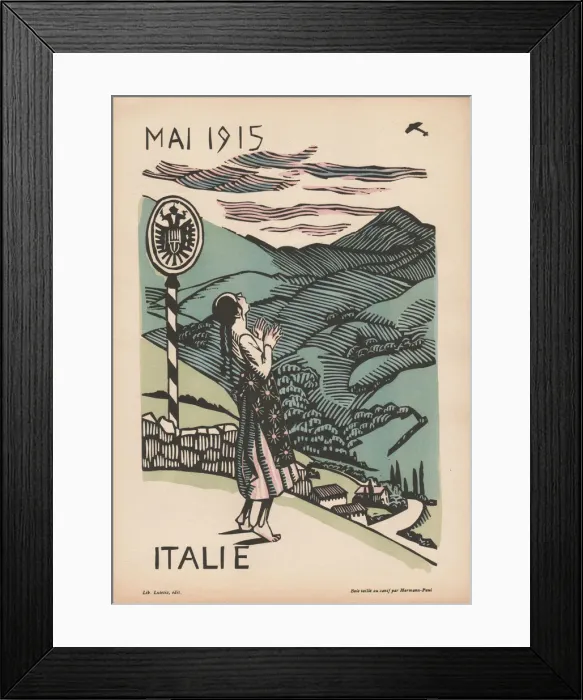Framed Print : Calendar, May 1915, WW1 Framed Print : Calendar, May 1915, WW1