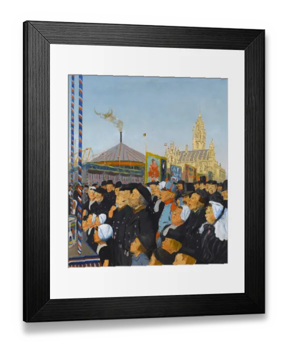 Framed Print : At Middleburg: The Kermis, by Charles Pears Framed Print : At Middleburg: The Kermis, by Charles Pears
