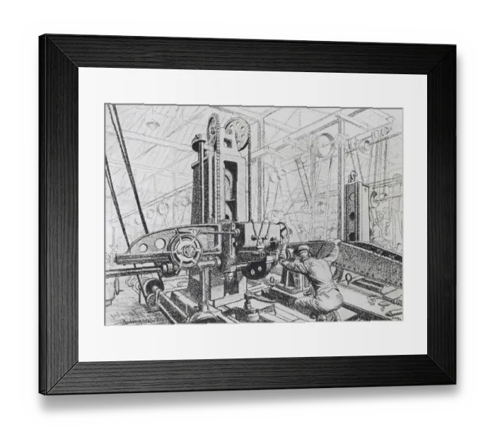Framed Print : Westwood Works in Peterborough, WW1 Framed Print : Westwood Works in Peterborough, WW1