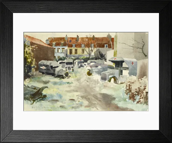 Framed Print : The Cars Graveyard, Malo, by Ernest Procter Framed Print : The Cars Graveyard, Malo, by Ernest Procter
