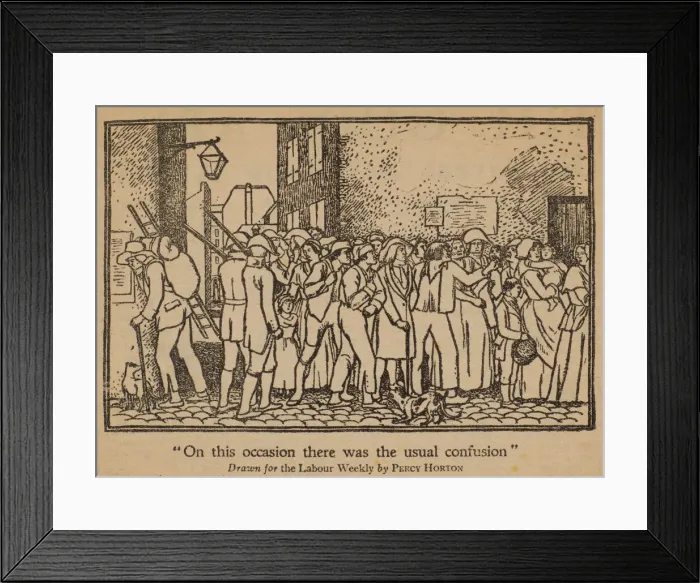 Framed Print : On this occasion there was the usual confusion Framed Print : On this occasion there was the usual confusion