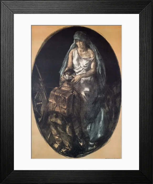Framed Print : Poster design, British Nursing, WW1 Framed Print : Poster design, British Nursing, WW1