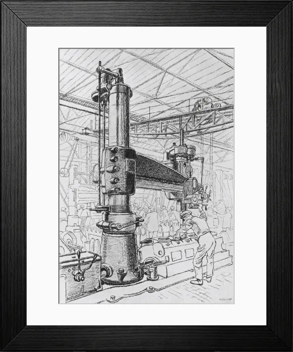 Framed Print : Westwood Works in Peterborough, WW1 Framed Print : Westwood Works in Peterborough, WW1