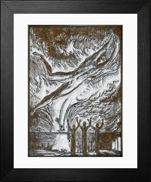 Framed Print : Escape, by Frederick Carter, WW1 Framed Print : Escape, by Frederick Carter, WW1