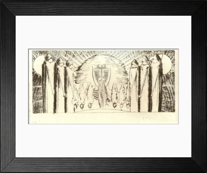 Framed Print : Silence in Heaven, by Frederick Carter Framed Print : Silence in Heaven, by Frederick Carter