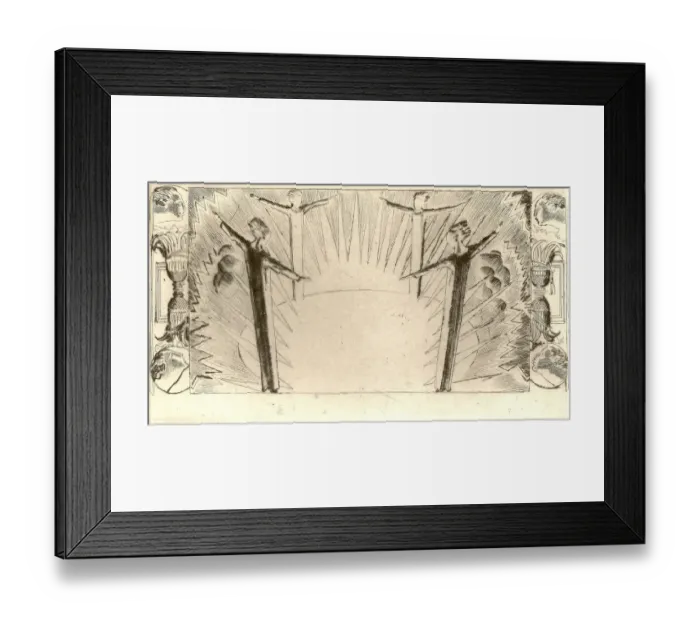 Framed Print : The Four Winds of the Apocalypse, by Frederick Carter, WW1 Framed Print : The Four Winds of the Apocalypse, by Frederick Carter, WW1