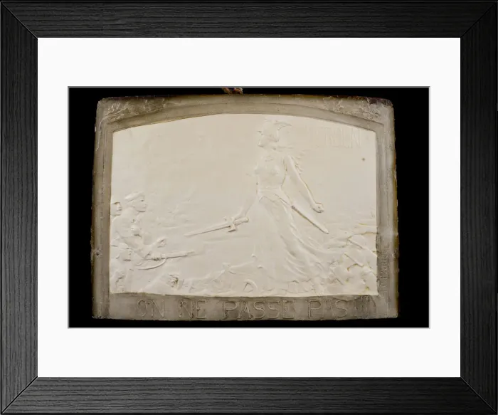 Framed Print : Verdun -- On ne passe pas, by Louis Mattei Framed Print : Verdun -- On ne passe pas, by Louis Mattei
