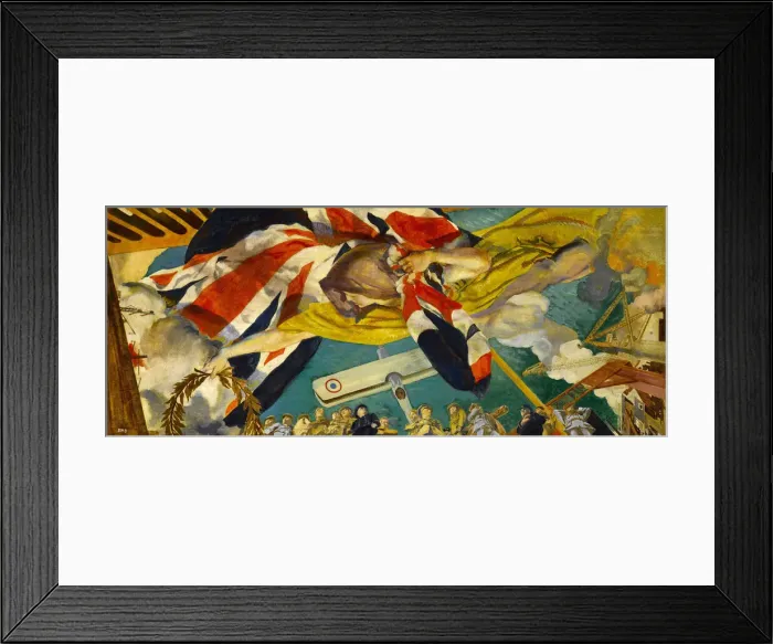Framed Print : Study for a ceiling painting, by Charles Sims Framed Print : Study for a ceiling painting, by Charles Sims