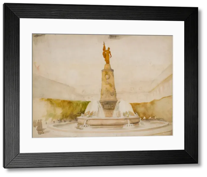 Framed Print : The Meta Sudans in Rome as a war memorial Framed Print : The Meta Sudans in Rome as a war memorial