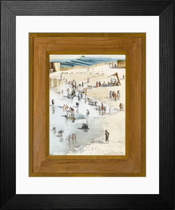 Framed Print : Women and children of Mosul, by Richard Carline Framed Print : Women and children of Mosul, by Richard Carline