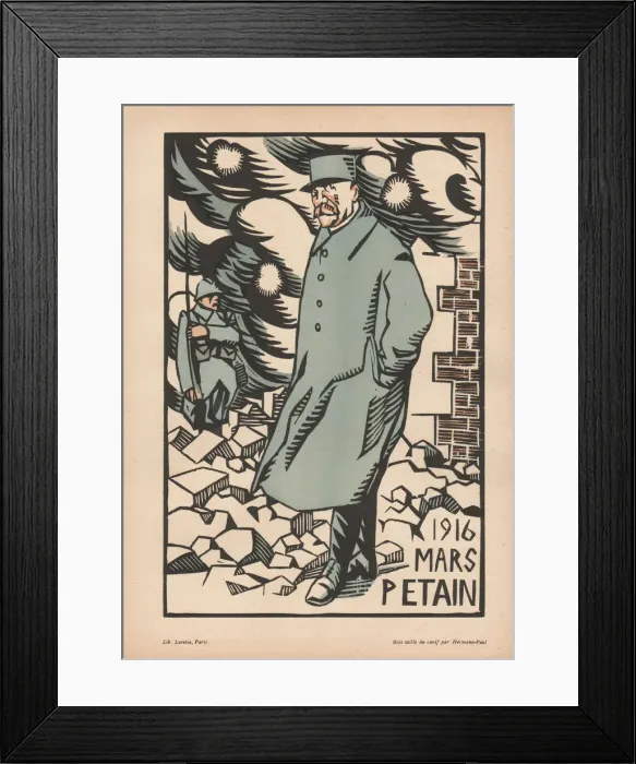 Framed Print : Calendar, March 1916, WW1 Framed Print : Calendar, March 1916, WW1