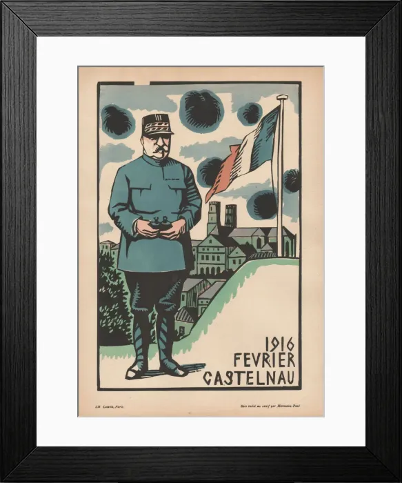 Framed Print : Calendar, February 1916, WW1 Framed Print : Calendar, February 1916, WW1