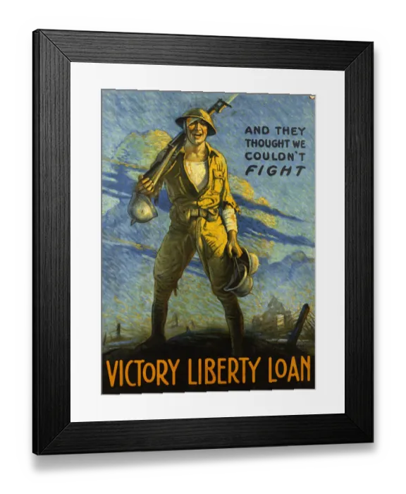 Framed Print : Poster, Victory Liberty Loan, WW1 Framed Print : Poster, Victory Liberty Loan, WW1