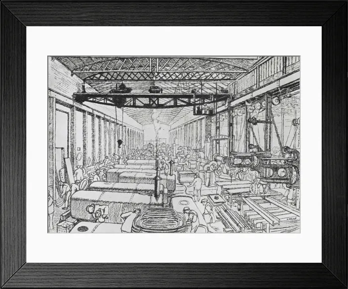 Framed Print : Westwood Works in Peterborough, WW1 Framed Print : Westwood Works in Peterborough, WW1