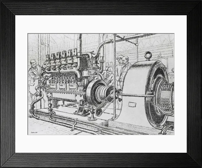 Framed Print : Westwood Works in Peterborough, WW1 Framed Print : Westwood Works in Peterborough, WW1