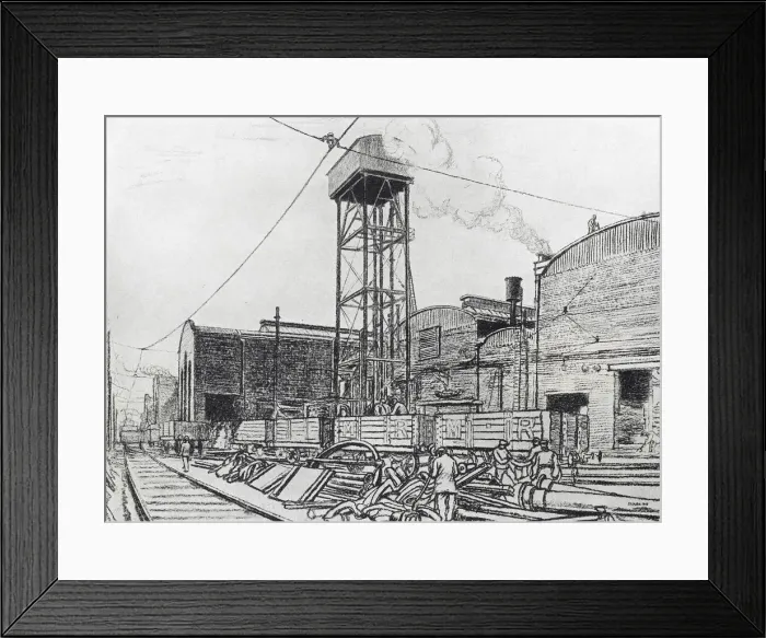 Framed Print : Westwood Works in Peterborough, WW1 Framed Print : Westwood Works in Peterborough, WW1