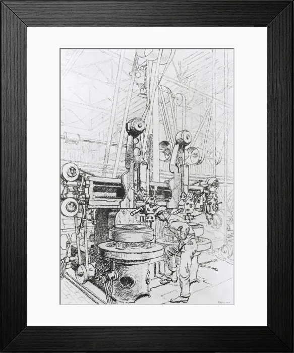 Framed Print : Westwood Works in Peterborough, WW1 Framed Print : Westwood Works in Peterborough, WW1