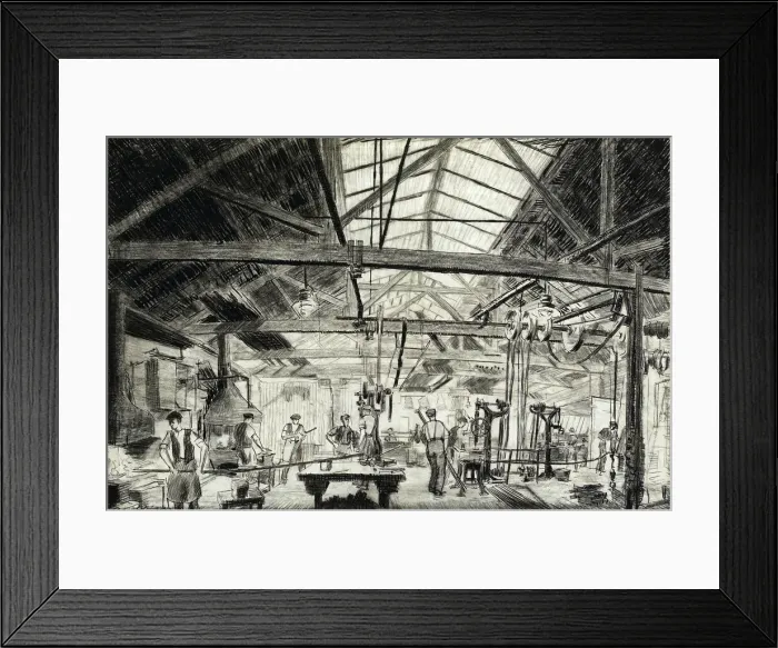 Framed Print : Westwood Works in Peterborough, WW1 Framed Print : Westwood Works in Peterborough, WW1