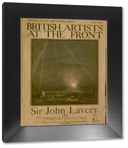 Front cover, British Artists at the Front, WW1
