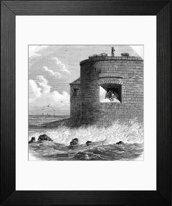 Framed Print : Convicted Communard Prisoners - Fort d Enet Framed Print : Convicted Communard Prisoners - Fort d Enet