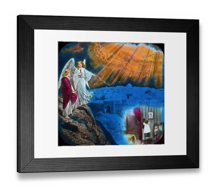 Framed Print : Sentimental scene -- Kiss Me, Mama Framed Print : Sentimental scene -- Kiss Me, Mama