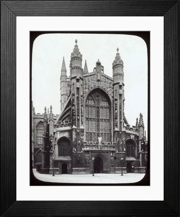 Framed Print : West front of Bath Abbey, Bath, Somerset Framed Print : West front of Bath Abbey, Bath, Somerset