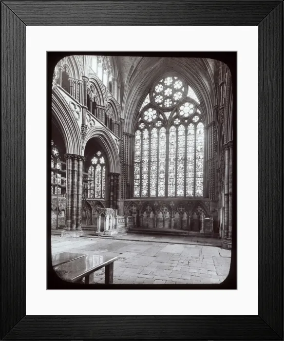 Framed Print : East window, Lincoln Cathedral, Lincolnshire Framed Print : East window, Lincoln Cathedral, Lincolnshire