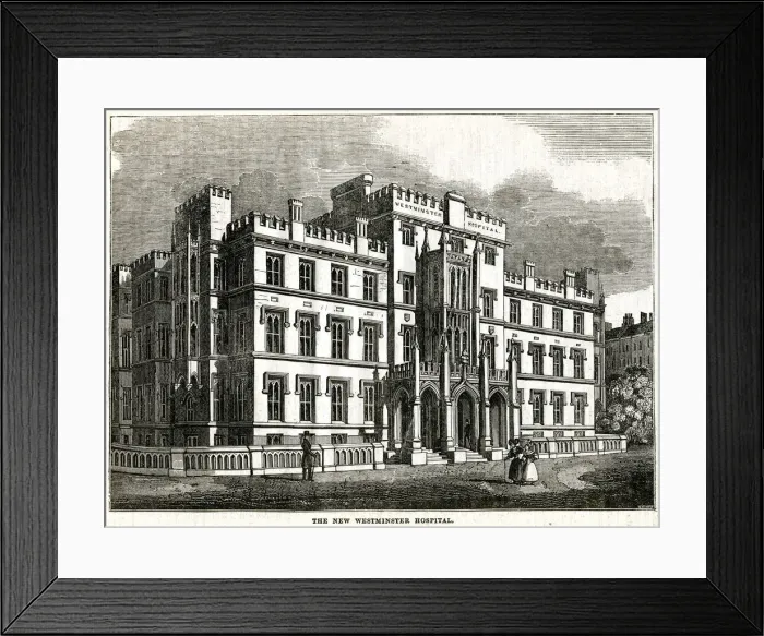Framed Print : Westminster Hospital, London Framed Print : Westminster Hospital, London