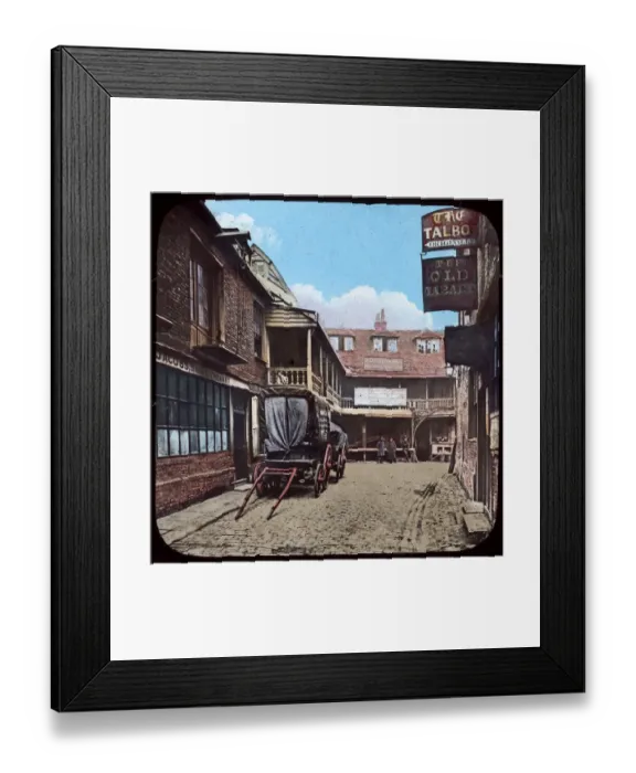 Framed Print : Courtyard of The Tabard Inn, Southwark, London Framed Print : Courtyard of The Tabard Inn, Southwark, London