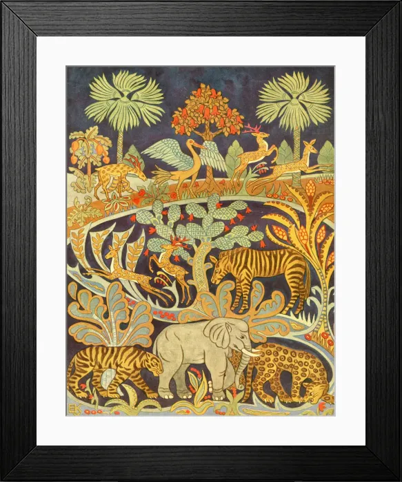 Framed Print : A colourful and exotic gathering of animals Framed Print : A colourful and exotic gathering of animals