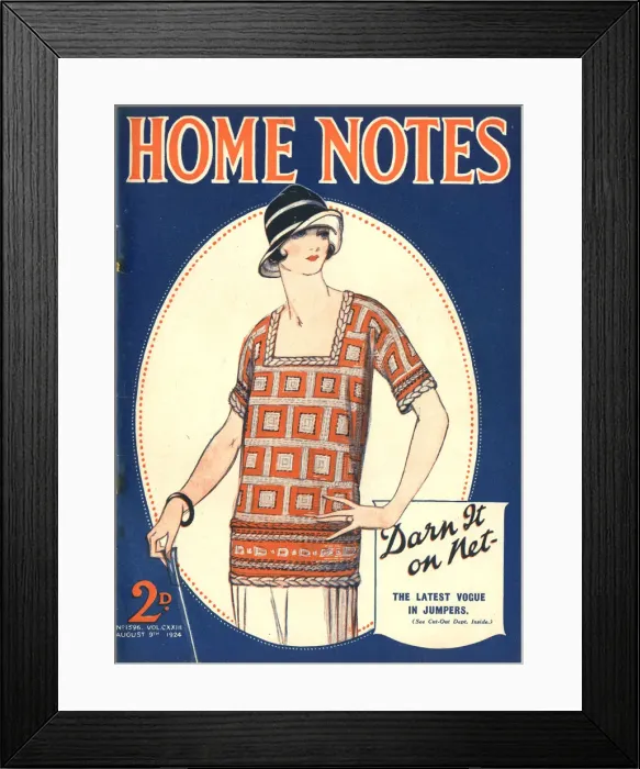 Framed Print : Cover of Home Notes Magazine Framed Print : Cover of Home Notes Magazine