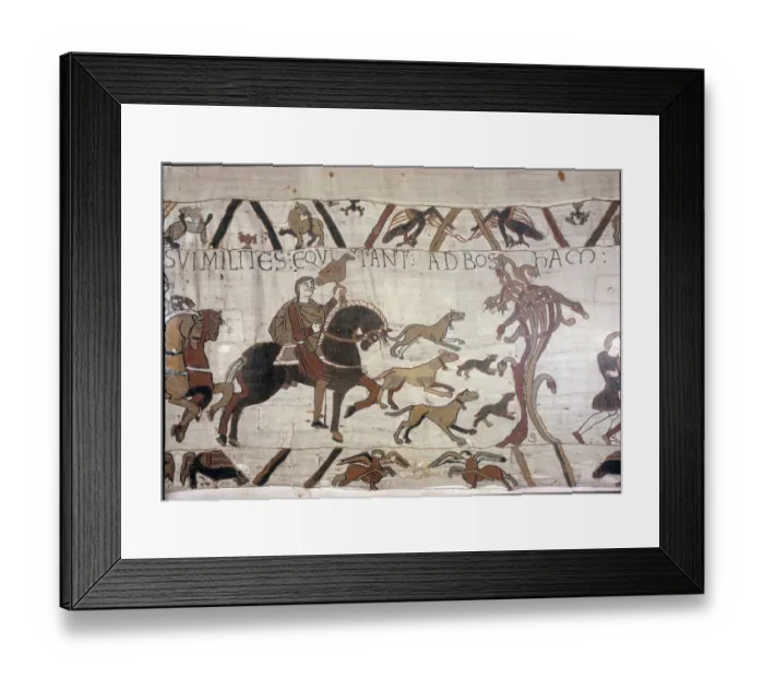 Framed Print : The Bayeux Tapestry - Norman conquest of England Framed Print : The Bayeux Tapestry - Norman conquest of England