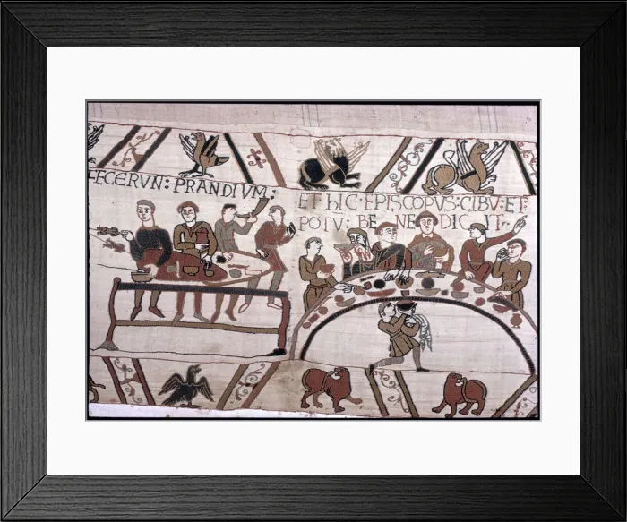 Framed Print : The Bayeux Tapestry - Norman conquest of England Framed Print : The Bayeux Tapestry - Norman conquest of England