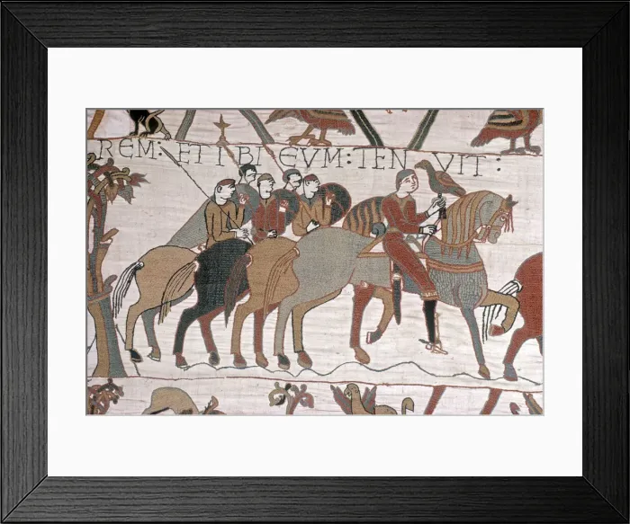 Framed Print : The Bayeux Tapestry - Norman conquest of England Framed Print : The Bayeux Tapestry - Norman conquest of England