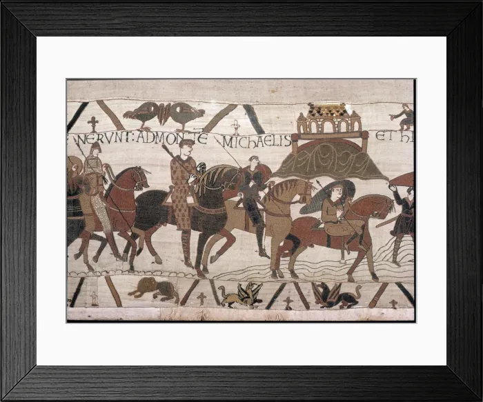 Framed Print : The Bayeux Tapestry - Norman conquest of England Framed Print : The Bayeux Tapestry - Norman conquest of England