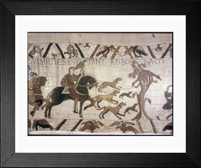 Framed Print : The Bayeux Tapestry - Norman conquest of England Framed Print : The Bayeux Tapestry - Norman conquest of England