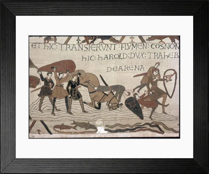 Framed Print : The Bayeux Tapestry - Norman conquest of England Framed Print : The Bayeux Tapestry - Norman conquest of England