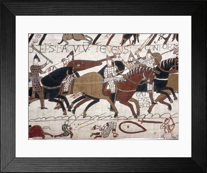 Framed Print : The Bayeux Tapestry - Norman conquest of England Framed Print : The Bayeux Tapestry - Norman conquest of England