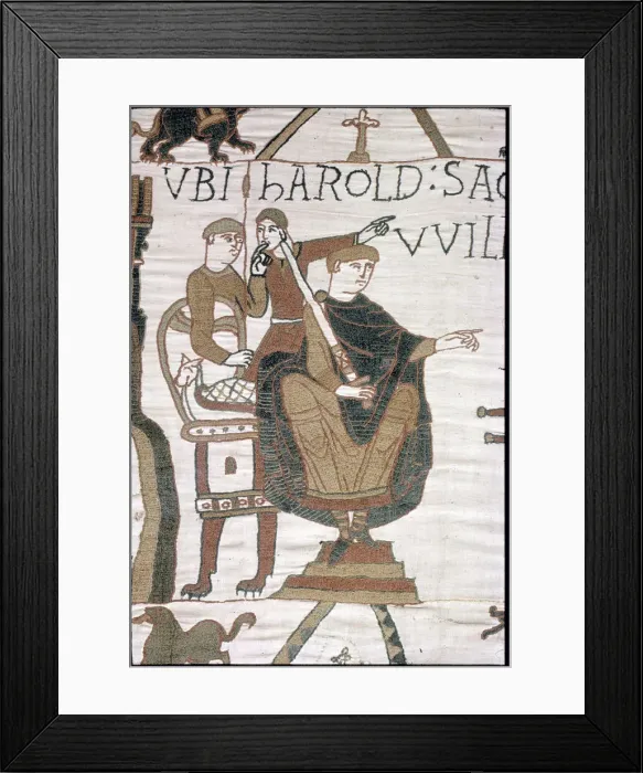 Framed Print : The Bayeux Tapestry - Norman conquest of England Framed Print : The Bayeux Tapestry - Norman conquest of England