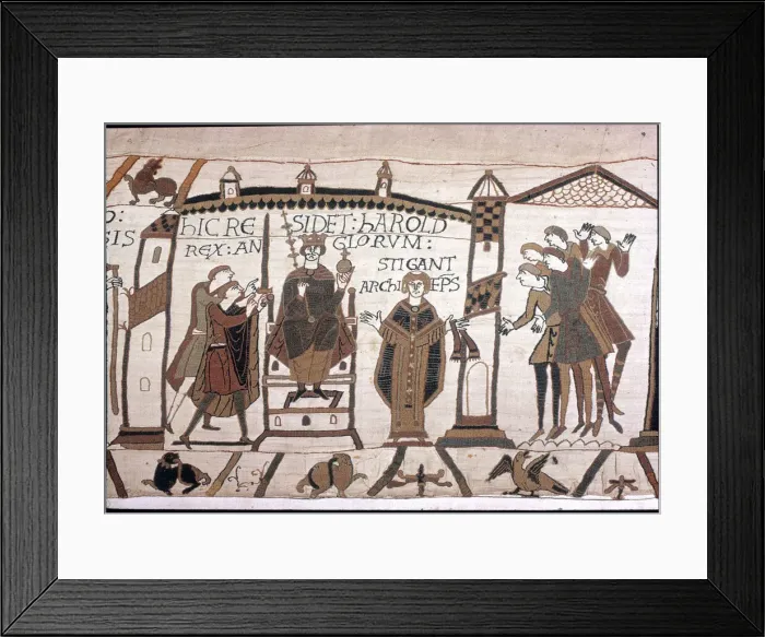 Framed Print : The Bayeux Tapestry - Norman conquest of England Framed Print : The Bayeux Tapestry - Norman conquest of England