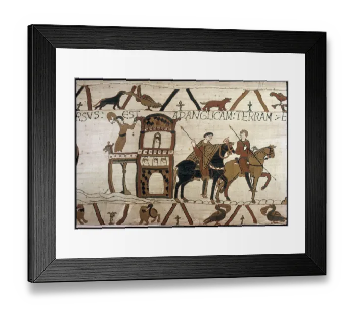 Framed Print : The Bayeux Tapestry - Norman conquest of England Framed Print : The Bayeux Tapestry - Norman conquest of England