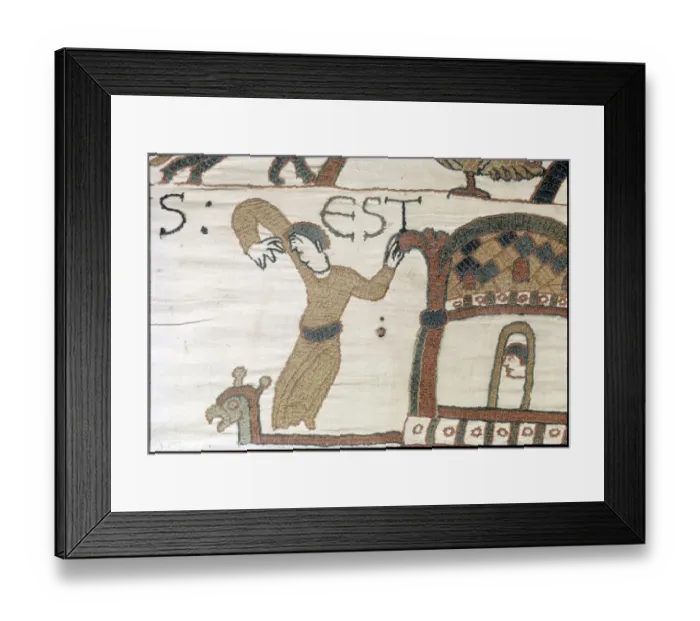 Framed Print : The Bayeux Tapestry - Norman conquest of England Framed Print : The Bayeux Tapestry - Norman conquest of England
