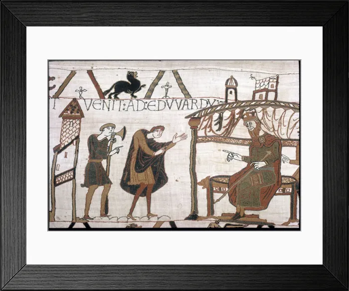 Framed Print : The Bayeux Tapestry - Norman conquest of England Framed Print : The Bayeux Tapestry - Norman conquest of England